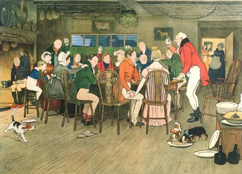 The Christmas Dinner at the Inn, c.1900
